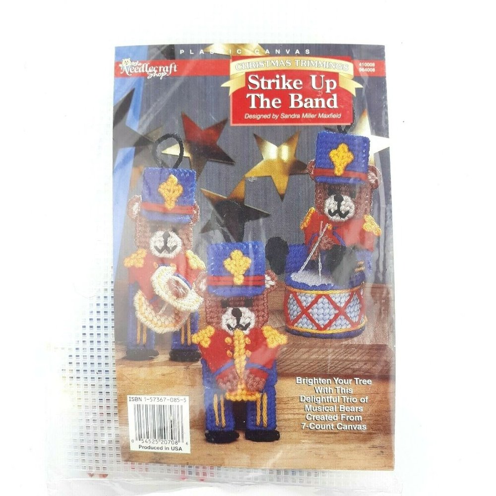 Needlecraft Shop Christmas Trimmings Strike Up The Band Plastic Canvas